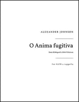 O Anima fugitiva SATB choral sheet music cover